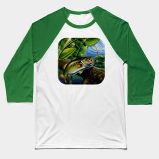 Feel The Fish And Fishing Baseball T-Shirt